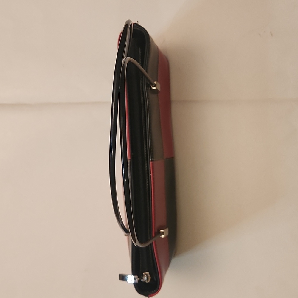 Vintage New Coast Red and Black Checker Purse - Picture 4 of 5